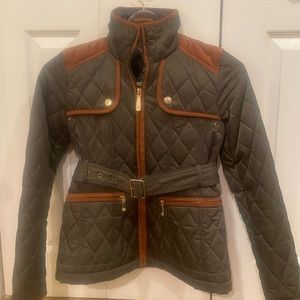 Vince Camuto Quilted Jacket.  Lightly worn.  Belted.  XS.